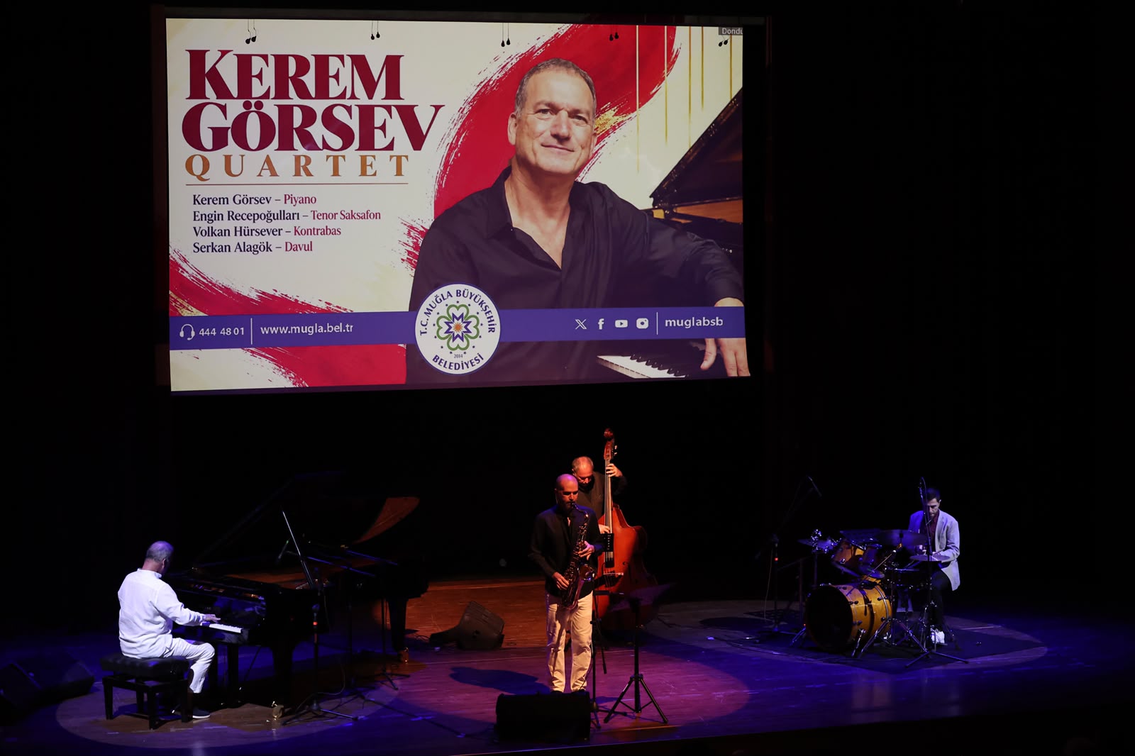 Kerem Görsev Quartet Muğla’da Cazseverlerle Buluştu