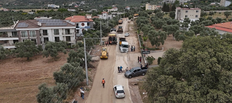 Milas Menteş Yolu Yenileniyor